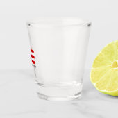 Personalisiert, Flagge von Puerto Rico Schnapsglas (Rechts)