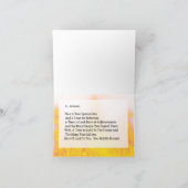 Personalisiert Flame Firefighter-Bewachung Vielen  Dankeskarte (Innenseite)