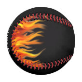 Personalisiert Flaming Baseball (Vorderseite Links)