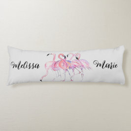 Personalisiert Flamingo Body Pillow Seitenschläferkissen