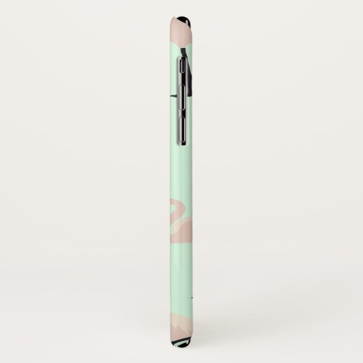 Personalisiert Flamingo Case-Mate iPhone Hülle (Hinten/Links)