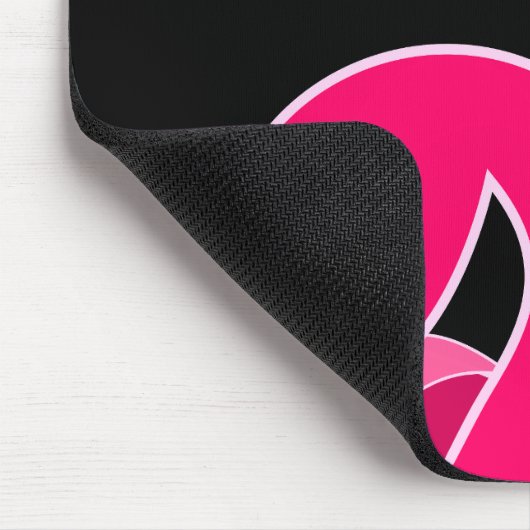 Personalisiert Flamingo Design Mousepad (Ecke)