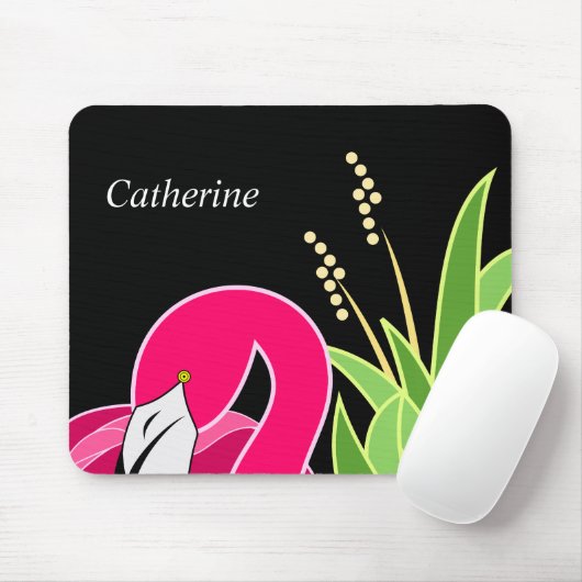 Personalisiert Flamingo Design Mousepad (Mit Mouse)