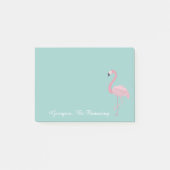 Personalisiert Flamingo | Fantastisch Post-it Klebezettel (Vorderseite)