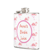 Personalisiert Flamingo Golf Flask Flachmann (Links)