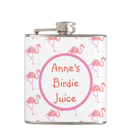 Personalisiert Flamingo Golf Flask Flachmann