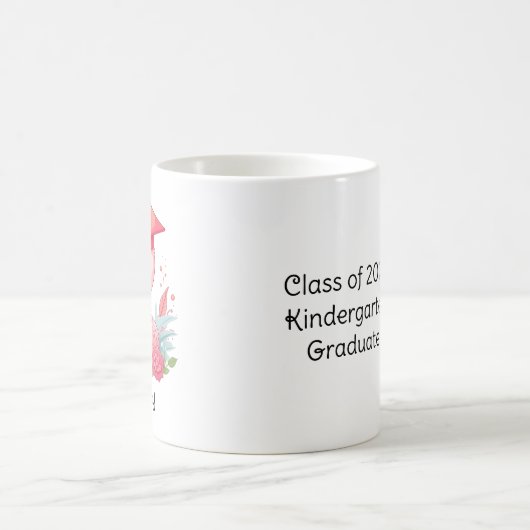 Personalisiert Flamingo Kindergarten Abschluss Kaffeetasse (Mittel)