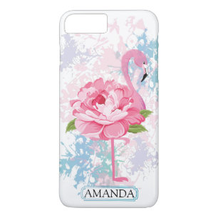 Personalisiert   Flamingo Monogram Case-Mate iPhone Hülle