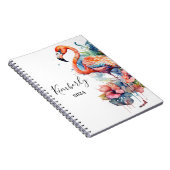 Personalisiert Flamingo Notizblock (Rechte Seite)