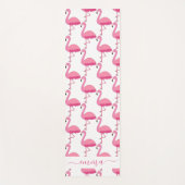 Personalisiert Flamingo Pattern Yoga Mat Yogamatte (Vorderseite)