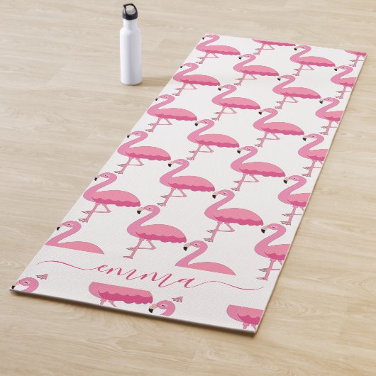 Personalisiert Flamingo Pattern Yoga Mat Yogamatte (Beispiel)