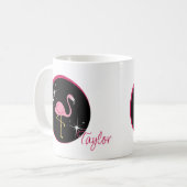 Personalisiert Flamingo Tasse (Vorderseite Links)