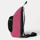 Personalisiert Flamingo Wine Drinker Novelty Crossbody Bag (Rechts)