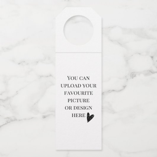 personalisiert flaschenanhänger (Rückseite)