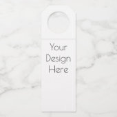 Personalisiert Flaschenanhänger (Vorderseite)