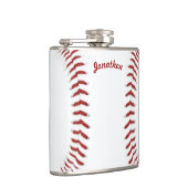 Personalisiert Flask Baseball Flachmann (Rechts)