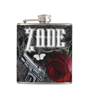 Personalisiert Flask Haunting Adeline Zade Meadows Flachmann