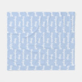 Personalisiert Fleece Blanket (Vorderseite (Horizontal))
