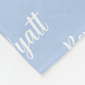 Personalisiert Fleece Blanket (Ecke)