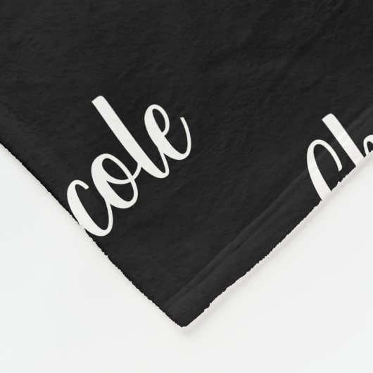 Personalisiert Fleece Blanket (Ecke)