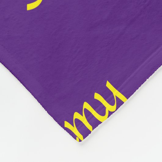 Personalisiert Fleece Blanket (Ecke)