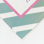 Personalisiert Fleece Blanket Unicorn (Ecke)