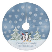 Personalisiert: Fleece Weihnachtsbaumdecke (Vorderseite)