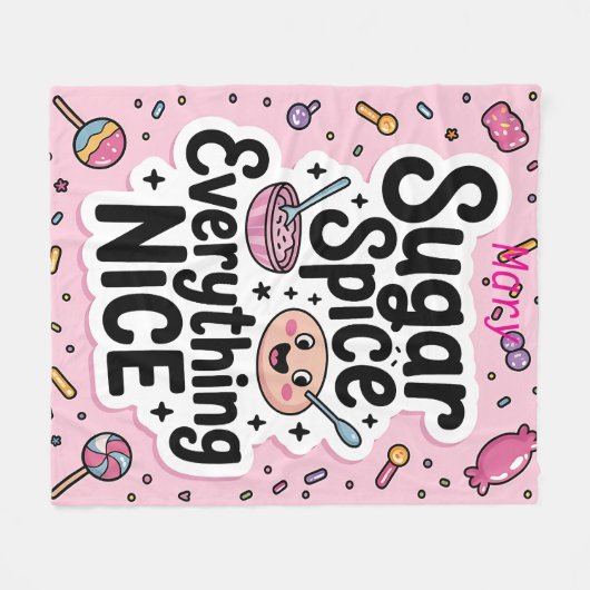 Personalisiert Fleecedecke (Vorderseite (Horizontal))