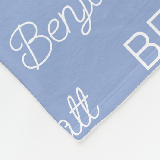 Personalisiert Fleecedecke (Ecke)