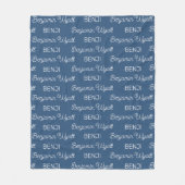Personalisiert Fleecedecke (Vorderseite)