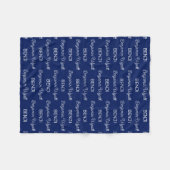 Personalisiert Fleecedecke (Vorderseite (Horizontal))