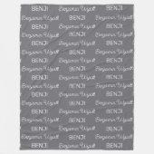 Personalisiert Fleecedecke (Vorderseite)