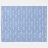 Personalisiert Fleecedecke (Vorderseite (Horizontal))