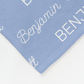Personalisiert Fleecedecke (Ecke)