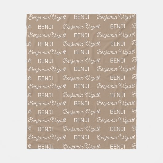 Personalisiert Fleecedecke (Vorderseite)