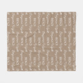 Personalisiert Fleecedecke (Vorderseite (Horizontal))