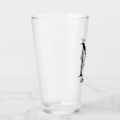 Personalisiert Floral Alphabet N Monogramm Glas (Rechts)