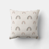 Personalisiert Floral Boho Rainbow Name Kissen (Rückseite)