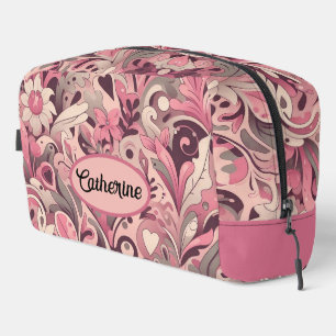 Personalisiert Floral Camouflage Waschbeutel