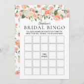 Personalisiert Floral Medley Brautparty Bingo (Vorne/Hinten)
