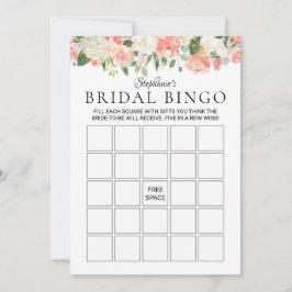 Personalisiert Floral Medley Brautparty Bingo