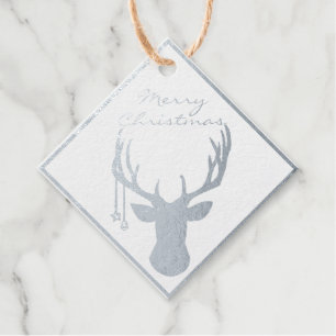 Personalisiert Foil Christmas Dealer Tag Set