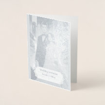 Personalisiert Foil Wedding Card