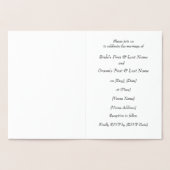 Personalisiert Foil Wedding Card Folienkarte (Innenseite)