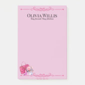 Personalisiert "Fokussiert Bleibe. Fabulous bleibe Post-it Klebezettel (Vorderseite)