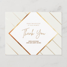 Personalisiert - Foliage Muster Extravagant Vielen Postkarte