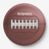 Personalisiert Football 9" Round Paper Teller (Vorderseite)