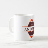 Personalisiert Football Classic Tasse (Vorderseite Links)