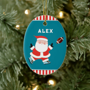 Personalisiert Football Collectible Keramik Ornament