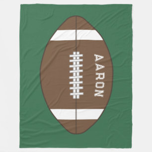 Personalisiert Football Fleece Blanket